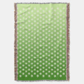 Stars Patternおもしろい透明+アイディア スローブランケット (正面縦)