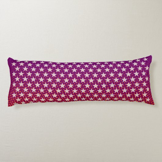 Stars Patternおもしろい透明+アイディア ボディピロー (裏面)