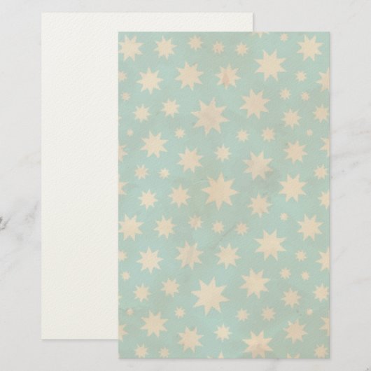 Stars pattern 便箋 (正面/裏面)