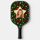 Stars Pickleball Star Playerのカスタム写真カラフル ピックルボールラケット (裏面)