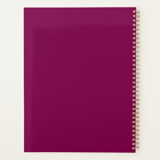 Stars Planner プランナー手帳 (裏面)