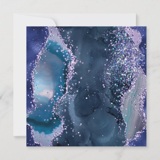 *~* Stars RSVP Website AGATE AR13 Lavender 結婚's 招待状 (裏面)