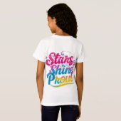 Stars Shine 誇りを持った T-Shirt - Radiant Patriotis Tシャツ (裏面フル)
