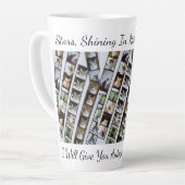 Stars Shining Hollywood Cats Photo & Pattern, Mug カフェラテマグ (左アングル)