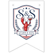 Stars & Sips アメリカ独立記念日 アメリカ250周年 バンティングフラッグ (第3の旗)