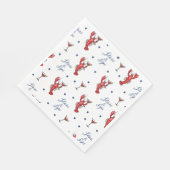 Stars & Sips アメリカ 250 コーストサマー スタンダードランチョンナプキン (角)