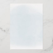 stars sky | Baptism  箔招待状 (裏面)