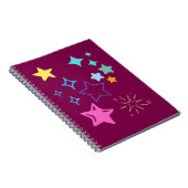 Stars Spiral Photo Notebook ノートブック (右側)