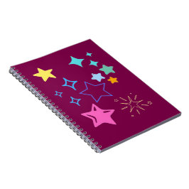 Stars Spiral Photo Notebook ノートブック