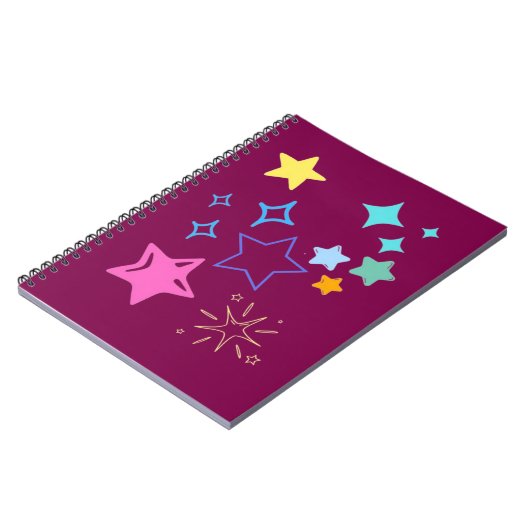 Stars Spiral Photo Notebook ノートブック (左側)