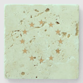 Stars – Sterne – Europe – Europa – EU-flag ストーンコースター (正面)
