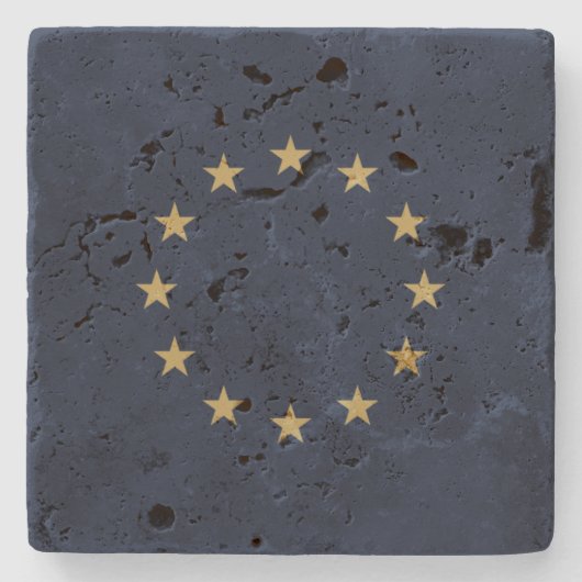 Stars – Sterne – Europe – Europa – EU-flag ストーンコースター (正面)