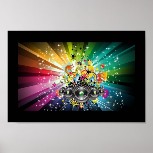 Stars & Streaks、音楽アーポップ・アートのト ポスター (正面)