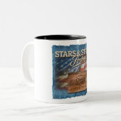 Stars & Stripes - Coffee Mug ツートーンマグカップ (正面左)