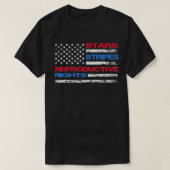 Stars Stripes & Reproductive Rights 4th Of July Eq Tシャツ (デザイン正面)