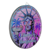 Stars, Stripes & Sunsets—Liberty & Margaritas ダーツボード (正面左)