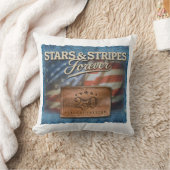 Stars & Stripes - Throw Pillow クッション (ブランケット)