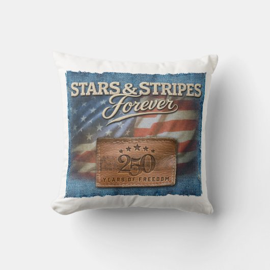 Stars & Stripes - Throw Pillow クッション (正面)