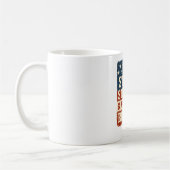 Stars, Stripes & Women’s Rights Distressed Flag コーヒーマグカップ (左)