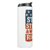 Stars, Stripes & Women’s Rights Distressed Flag タンブラー (回転左)