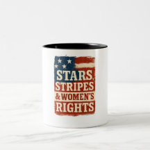 Stars, Stripes & Women’s Rights Distressed Flag
