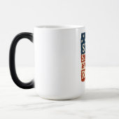 Stars, Stripes & Women’s Rights Distressed Flag モーフィングマグカップ (左)