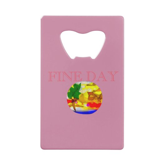 stars tree_素晴らしDAY クレジットカード栓抜き (正面)