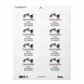 StarsAndStripesCats宛名ラベル ラベル (フルシート)