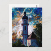 Starscape – 星雲と塔 ポストカード (正面/裏面)