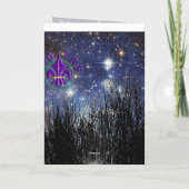 Starscape & Trees：リーチ – グリーティングカード (裏面)