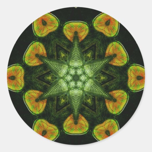 STARSEEDステッカー ラウンドシール (正面)