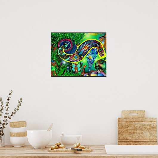 StarSeed Awakening (プリント) ポスター (キッチン)