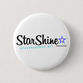 StarShine Magazine Button 缶バッジ (正面)