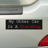 Starship バンパーステッカー (車上)