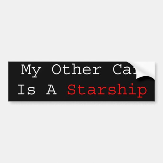Starship バンパーステッカー (正面)