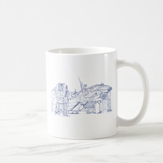 Starship Prometheu コーヒーマグカップ (右)