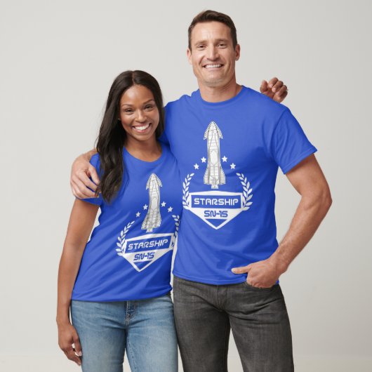 Starship SN15 Space Exploration Raptor Rocket Tシャツ (ユニセックス)