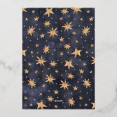 Starshower Arch写真 箔シーズンカード (裏面)