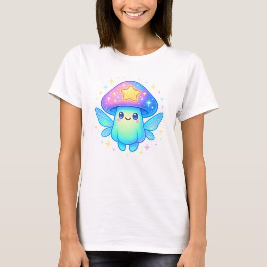 Starshroomかわいいシャツ Tシャツ (正面)