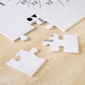 StartとCodon Wheelにコーストップドされる ジグソーパズル (側面)