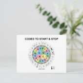 StartとCodon Wheelにコーストップドされる ポストカード (スタンド正面)
