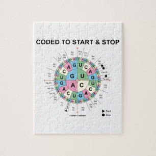 「Start」および「ストップ(コドン・ホイール)」にコード化 ジグソーパズル