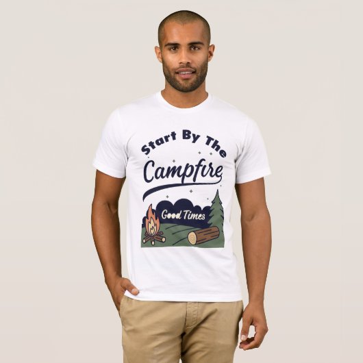 Start By The Campfire Good Times Tシャツ (正面フル)