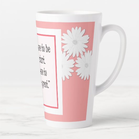 Start Do 素晴らし Things - やる気を起こさせる Pink Mag カフェラテマグ (右)