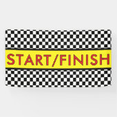 START/ finish Racing running 横断幕 (横)