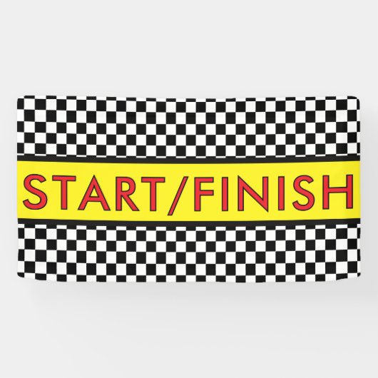 START/ finish Racing running 横断幕 (横)