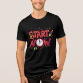 Start Now Tシャツデザイン トライブレンドＴシャツ (正面)