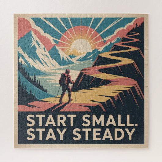 Start Small. Stay Steady ジグソーパズル (縦)