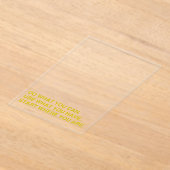 Start Where You Are アクリル招待状 (レイダウン)