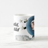 🌙 Start Wild, Moon Child Mug – Sleeping Baby on M コーヒーマグカップ (中央)